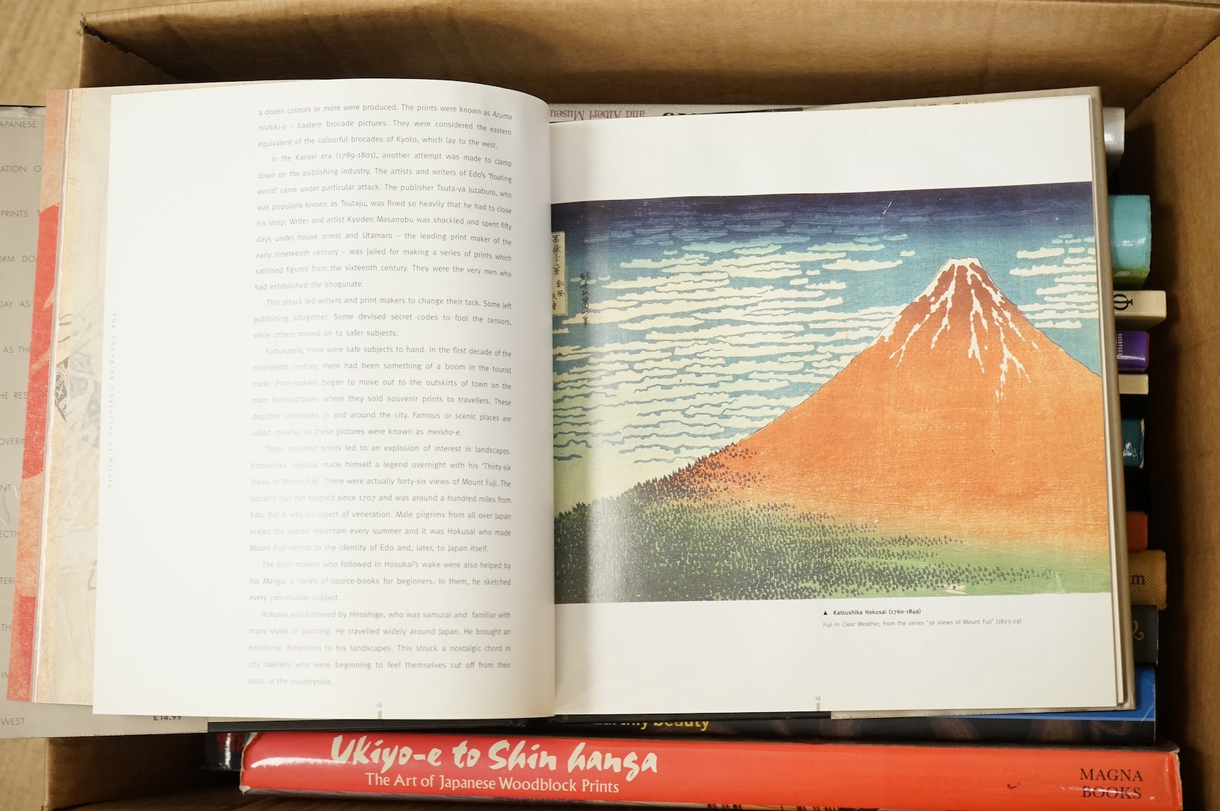 A quantity of reference books - Japanese and Indian Art. Condition - fair